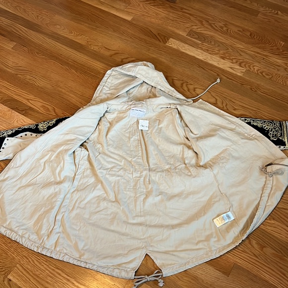 Free People Golden Quill Military Parka Size XSmall NWT - Picture 10 of 16